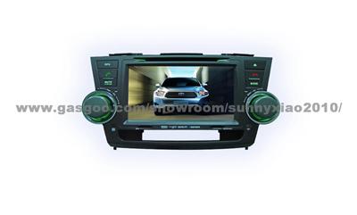 8 Inch Special Car Mulitmedia System with Gps Dvd-8001 for Toyotal-highlander Car Dvd System