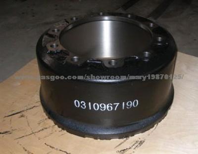 Heavy Truck Brake Drum and Wheel Hub for Benz Bpw