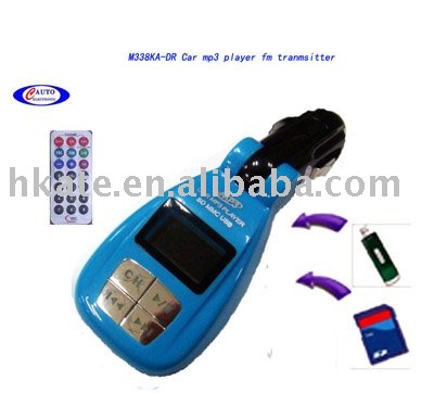 car audio  stereo electronics cd mp3 player + Fm transmitter M338KA-DR