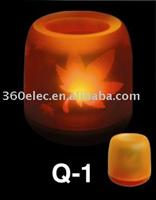 Projection voice control led candle