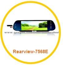 7 Inch Rearview Mirror with Mp5 Usb and Sd Card Slot Dh-7568e