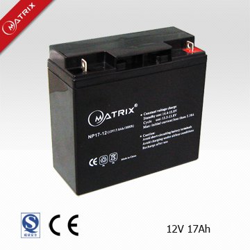 VRLA battery 12V17AH with long service life