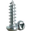 Round head triangle slot self-tapping screw