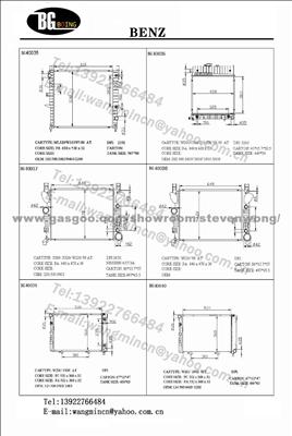 Mercedes Benz Radiator