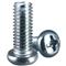 Round head cruciform slot self-tapping screw