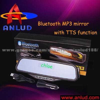 Car Bluetooth Mirror with Record and Play Function Ald09