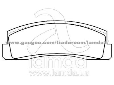 Brake Pad for Lada 2121-350 1090