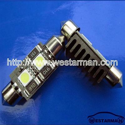 Canbus Led T11 C5W 41mm 2 Led Smd No Error Warning Bulb
