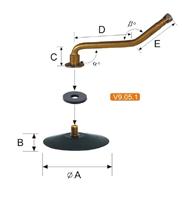 Michelin Type Screw-on Universal Valves for Truck and Bus V3.04.01, V3.04.06, V3.04.26