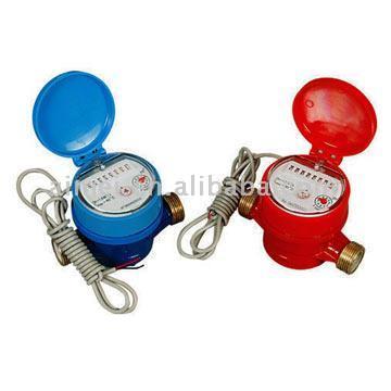 Single Jet Vane Wheel Dry Dail Remote Reading Water Meters