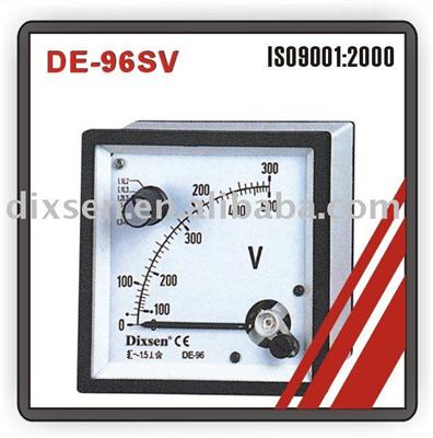 96 Moving Iron Voltmeter with Change Over Switch for Ac Voltmeter