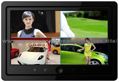 9'' Headrest Car Monitor with Splitter