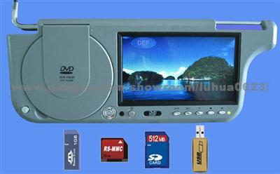 Car Sun Visor  DVD Player DC12V