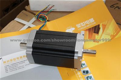 1 Pcs Nema 34 Dual Shaft Stepper Motor 1600 Zo. In CNC