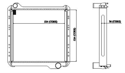 R2431AP-A ALUMINIUM Radiator 278650100263