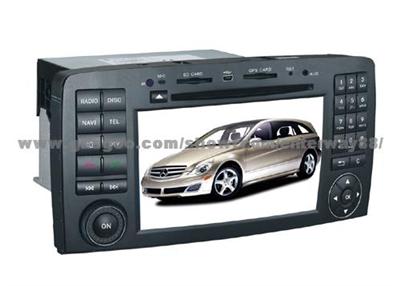 Touch Screen Car DVD Player With 6 Color OSD Light for Benz R300 (EW-SM702DG)