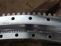 Three Row Cylindrical Slewing Bearing With External Gear 133. 50. 3550