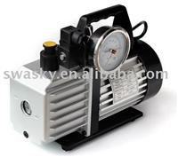 Double /dual stage rotary vane vacuum pump