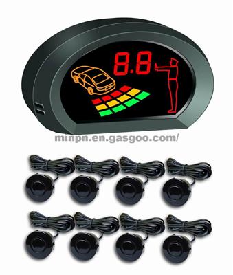 Car Reverse Parking Sensor Kit Buzze Alarm(MP-227LED-F8)