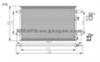 Condenser 7M0820413F/7M0820413E