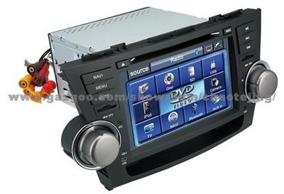 Car Dvd Gps for Toyota Highlanders