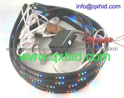 7 Color Led Underbody Under Car Car Flash Light Kit with Remote Control