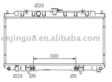 Auto Radiator for NISSAN SENTRA 21410-6M100