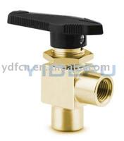 BRASS FEMALE ANGLE BALL VALVE