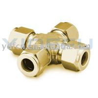 Brass Union Cross (double Ferrule), Brass Fittings