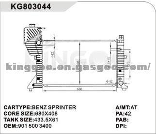 Benz Spriner 214 Radiator
