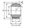 Radial Spherical-Plain Bearing GE15FW-2RS