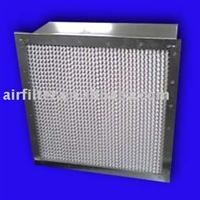 Deep pleated HEPA filter