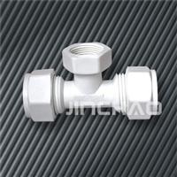 Female tee Plumbing part for pipe system water gas 