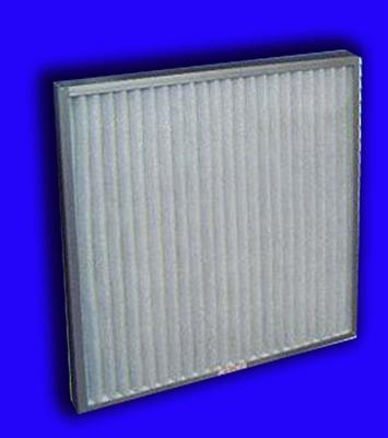 Washable pleated synthetic filters