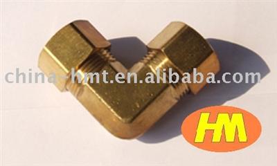 90 degree brass equal elbow
