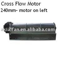 Cross flow motor