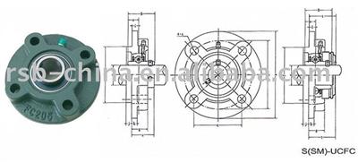 UCFC202 ball bearings