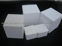 Honeycomb Ceramic Catalyst Substrate Gas Disposal Exhaust