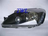 high quality auto lamp for tuning style LANCER 03 04 head lamp head lights BLAK W/ BLUE