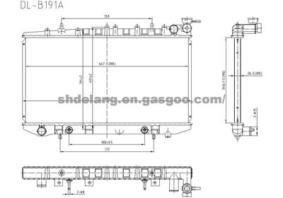 NISSAN  Brazed  Radiator 2146062J00/2146062J01