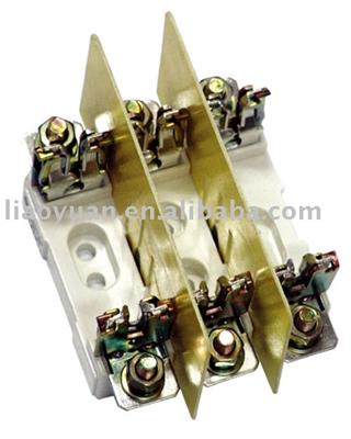 3P FUSE HOLDER(RESETTABLE FUSE, FUSIBLE INTERMINABLE)(CE)