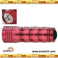 8302 led aluminum flashlight with 3 bright LEDs(Good quality)