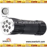 7333 led aluminum torch with super bright 12 LED(Good quality)