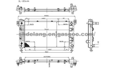 CHRYSLER Radiator 4682785/4682976/4682976AB