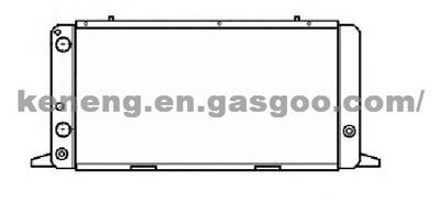 Brazed Aluminum Auto Radiator 893121251 for AUDI