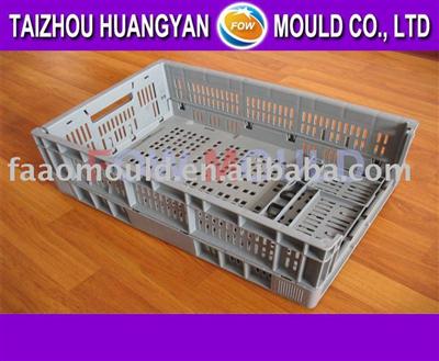 Plastic injection foldable box mould