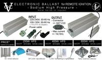 VOC  digital  ballast 1000W ,600W,400W for hydroponics(dimmable 0-10V)