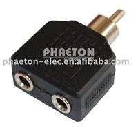 Audio video connector-PH3238(2X3.5mm mono jacks)