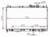 High quality auto radiator for MITSUBISHI