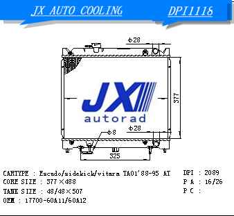 High Quality Auto Radiator